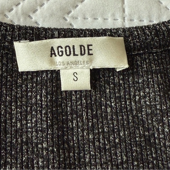 Agolde Bea Cutaway Ribbed Tank Top Size Small - Picture 5 of 7